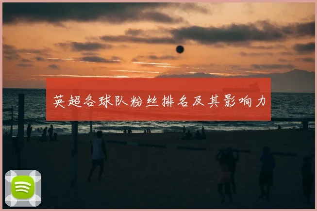 英超各球队粉丝排名及其影响力